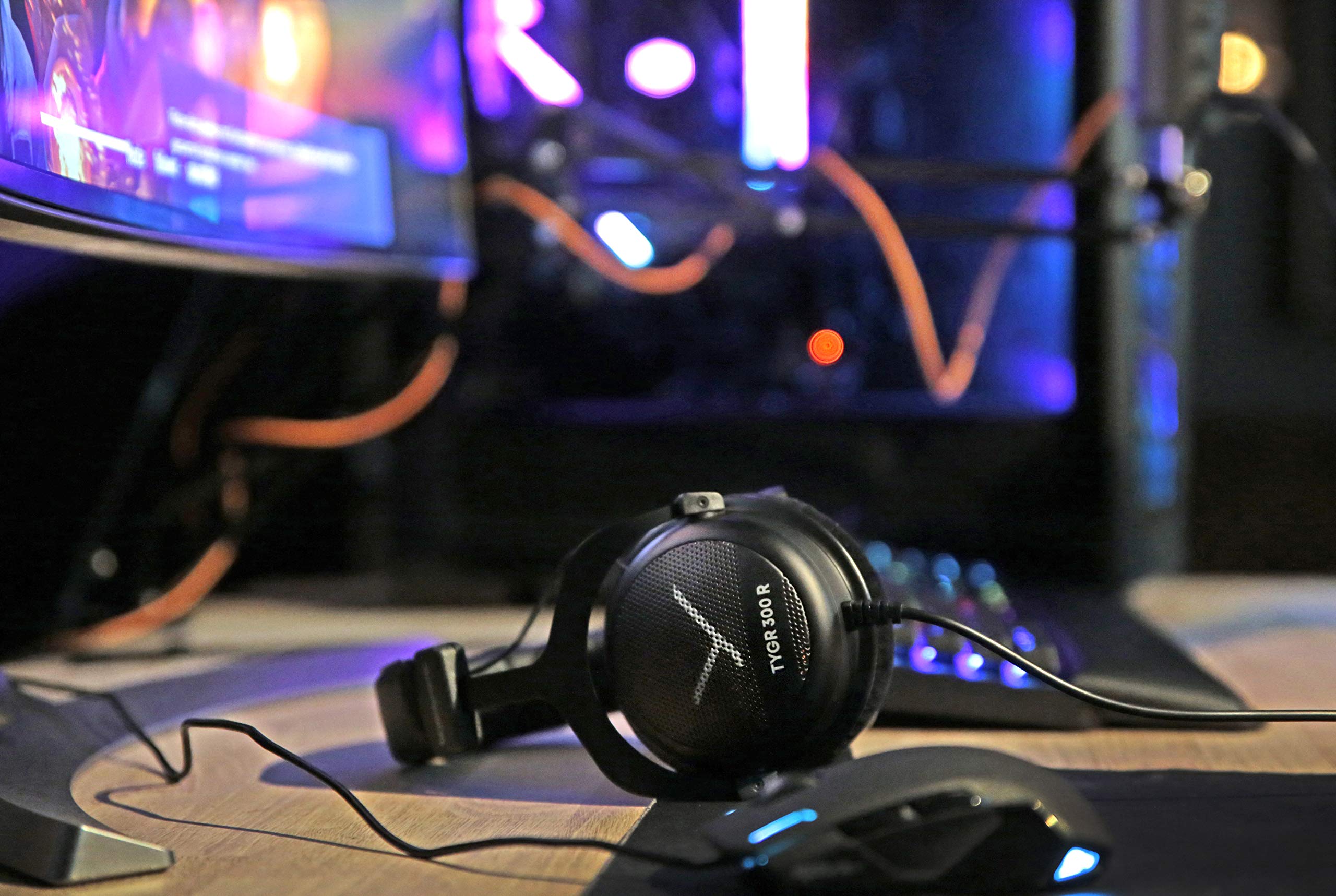 Refurbished beyerdynamic TYGR 300 R Gaming Headset - Professional Open-Back Headphones for PC, PS5, Xbox & Streaming - Immersive Sound for Gamers & Content Creators