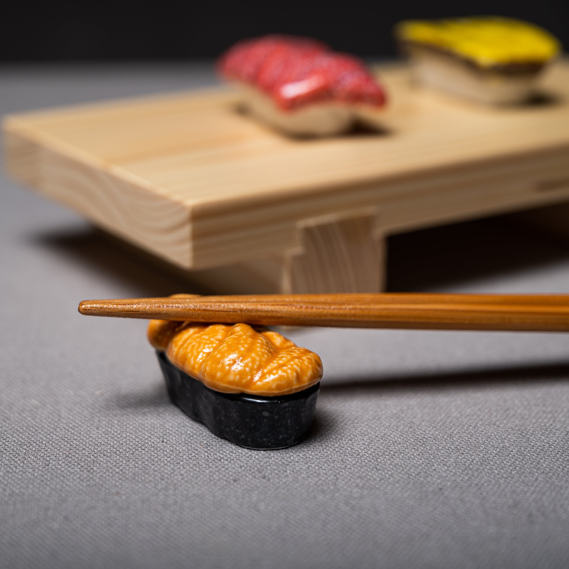 Premium Sushi Chopstick Rest - Elegant Single Nigiri Holder for Japanese Dining, Sushi Parties & Asian Cuisine Decor