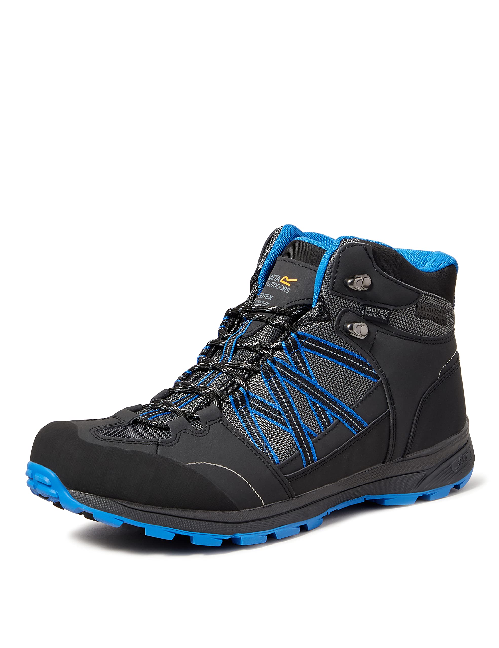 Regatta Men's High Rise Waterproof Hiking Boots - Lightweight Trekking Shoes for Outdoor Adventures, Mountain Climbing & Camping