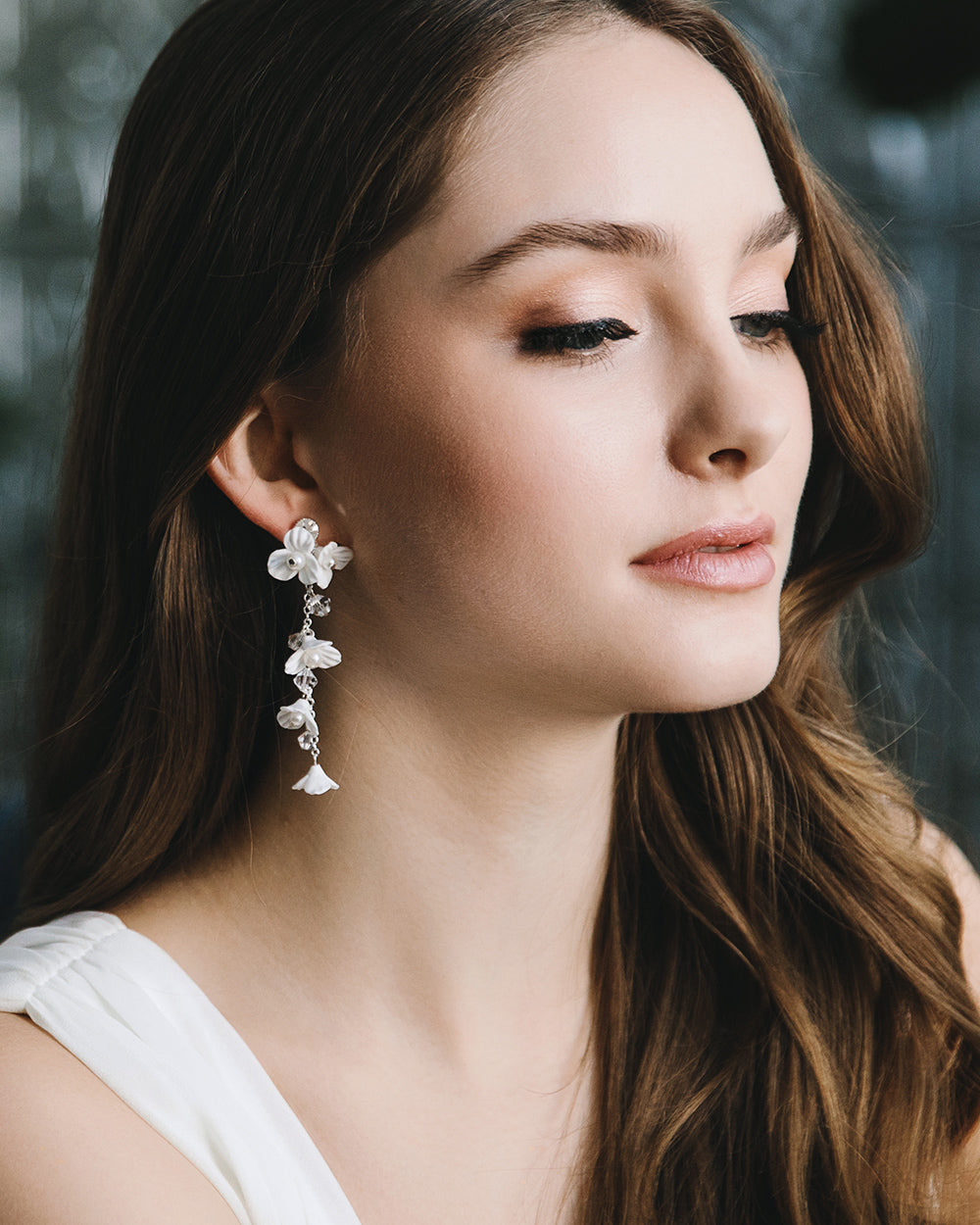 Delphi Elegant Gold-Plated Hoop Earrings for Women - Trendy Dangle Jewelry for Parties, Weddings & Everyday Wear