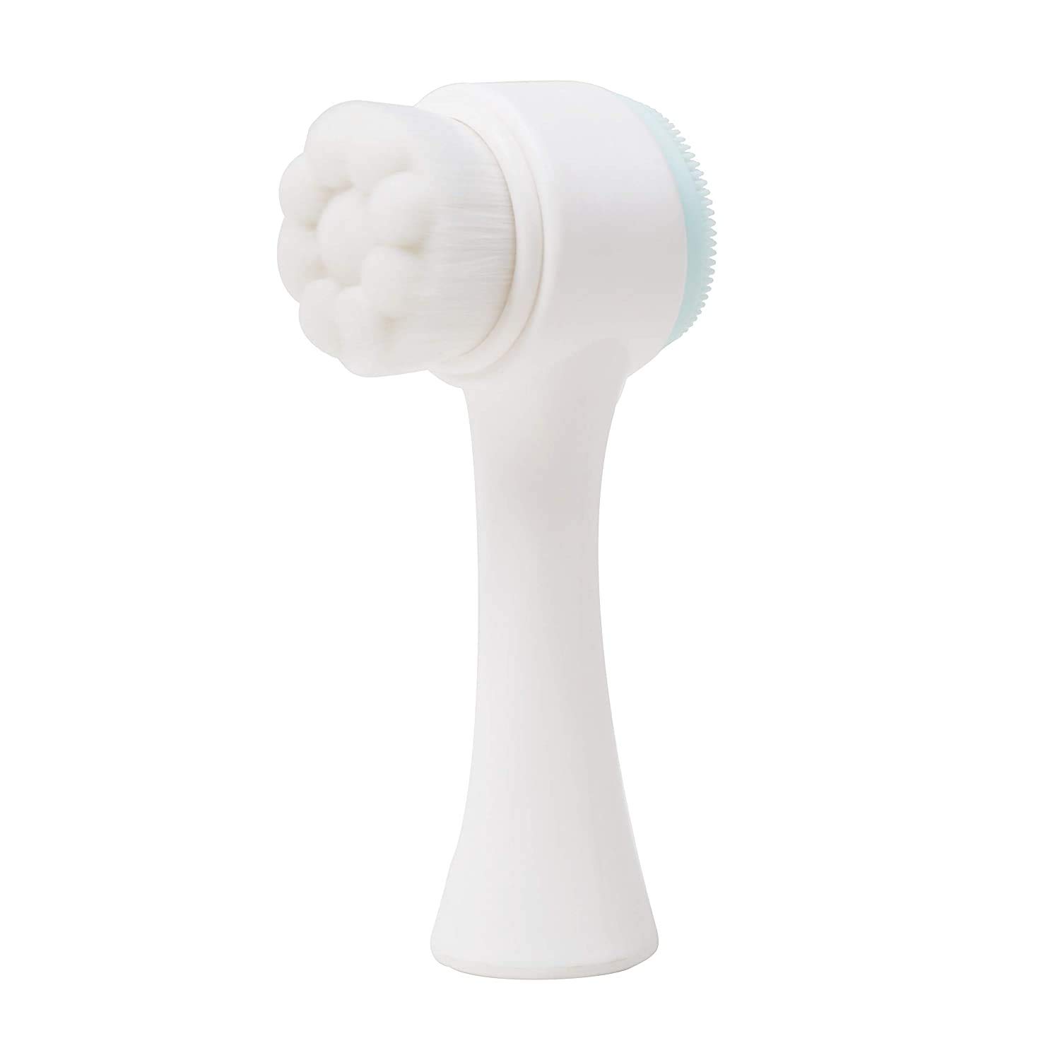 OANGO Bamboo Fiber Facial Cleansing Brush - Double Sided Exfoliating & Massaging Scrubber for Deep Pore Cleaning | Gentle Face Wash Tool for Daily Skincare Routine & Spa Treatment