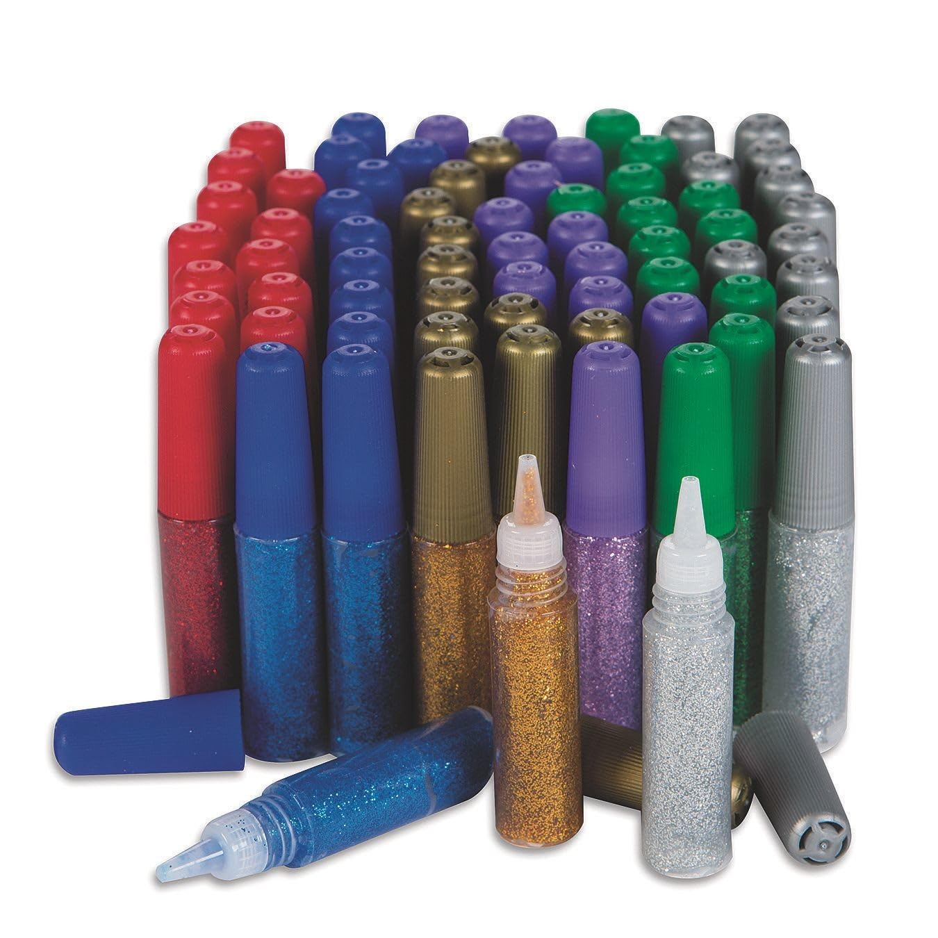 72 Pack Mini Glitter Glue Pens - Vibrant Colors for DIY Crafts, Scrapbooking, School Projects & Party Decorations | Non-Toxic & Washable | Perfect for Kids & Adults