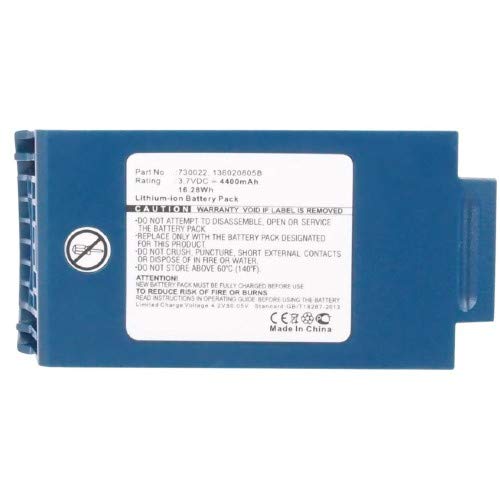 Synergy Digital Li-ion 3.7V 4400mAh Barcode Scanner Battery - Compatible with Vocollect Talkman T5 & Honeywell 136020805B/136020805H - Ultra High Capacity Replacement Battery for Warehouse, Retail & Logistics Scanning