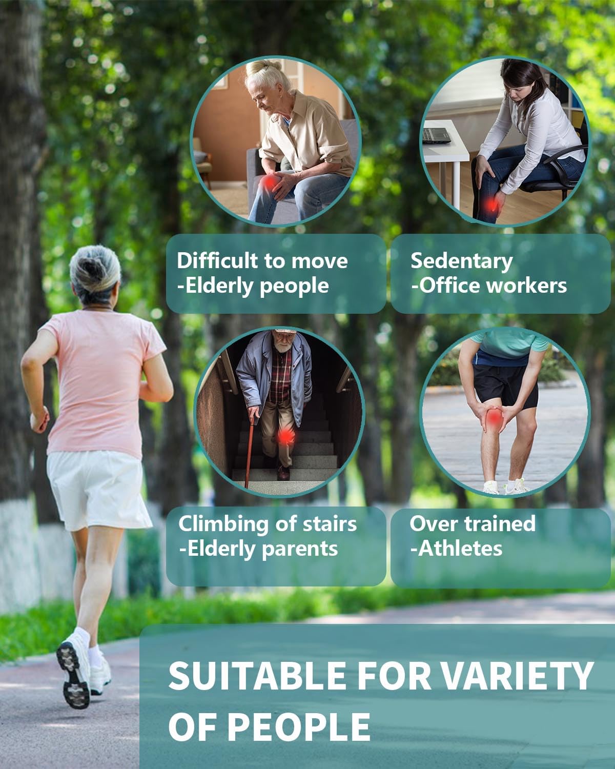 60Pcs Herbal Warming Knee Patches - Long Lasting 12-Hour Heat Therapy for Knee, Back, Neck & Shoulder Pain Relief - Natural Self-Heating Plaster for Joint & Bone Support - Perfect for Arthritis, Sports Recovery & Daily Comfort