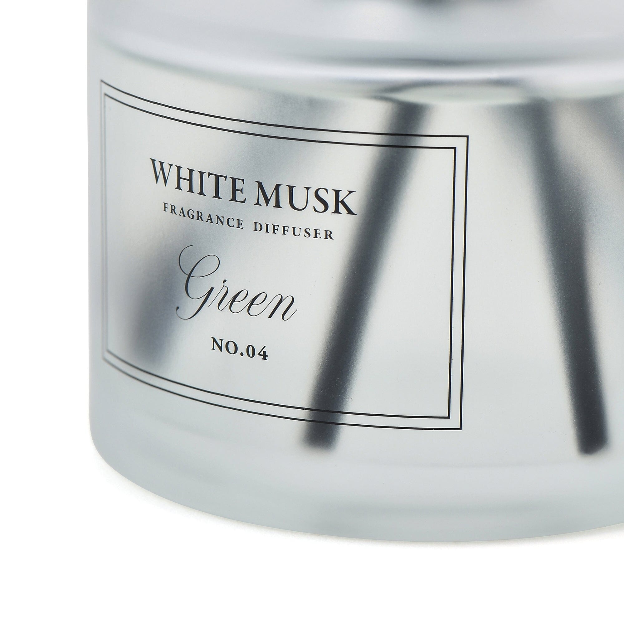 Classic White Musk Green Flower Diffuser - Aromatherapy Essential Oil Reed Diffuser for Home, Office, Spa & Relaxation - Long-Lasting Fragrance for Stress Relief & Mood Enhancement