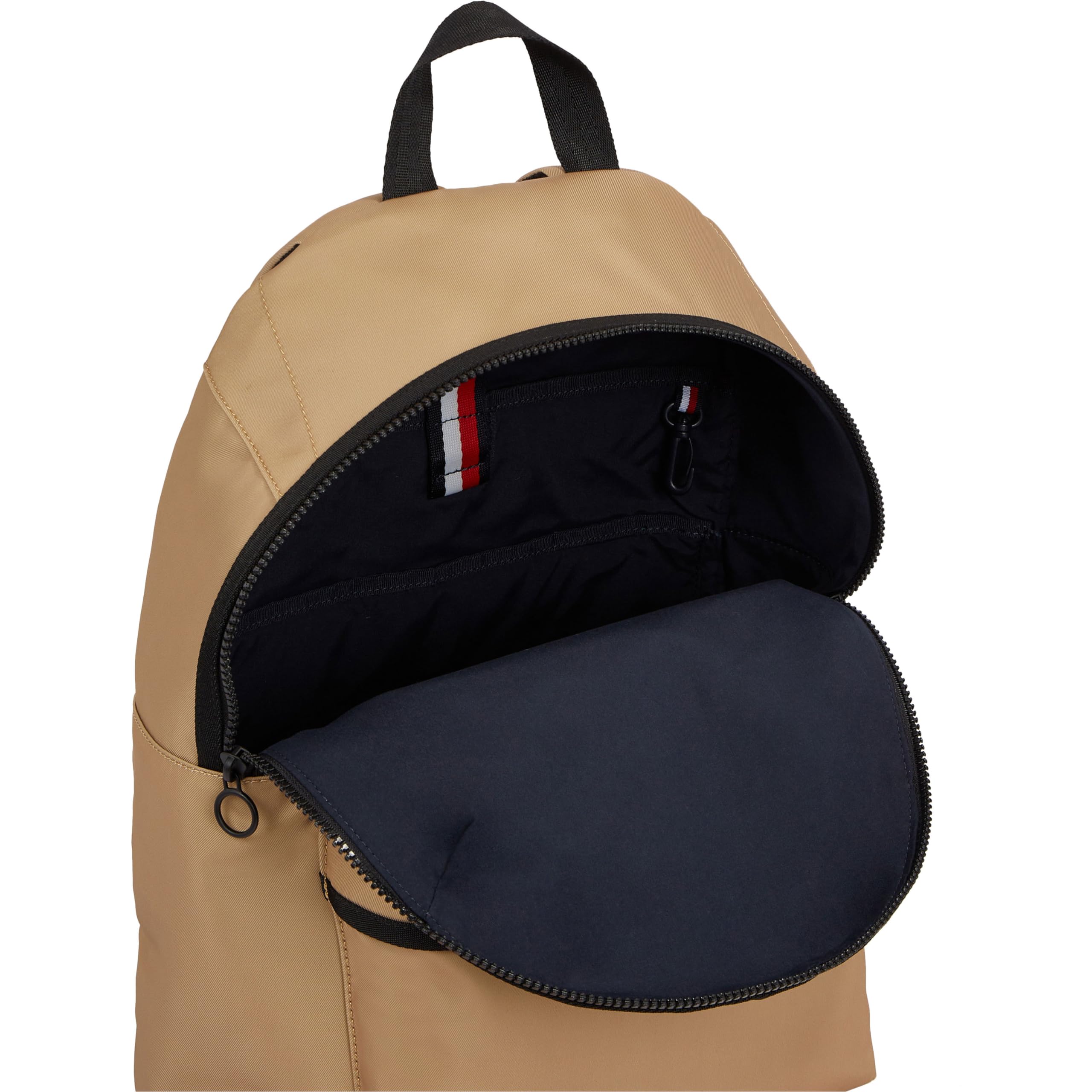 Tommy Hilfiger Men's TH Skyline Backpack - Stylish Laptop Bag for Work, Travel & College | Durable Casual Daypack with USB Charging Port