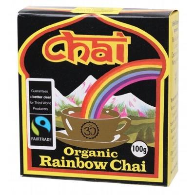 Organic Rainbow Chai Tea - Premium 100g Loose Leaf Herbal Tea Blend for Relaxation & Wellness - Perfect for Morning Boost, Afternoon Relaxation & Evening Unwinding