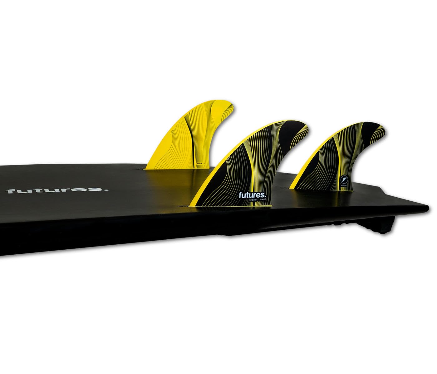 Futures Fins P6 Legacy Series Medium Thruster Fin Set - High Performance Surfboard Fins for All Wave Conditions - Perfect for Shortboards and Performance Surfing