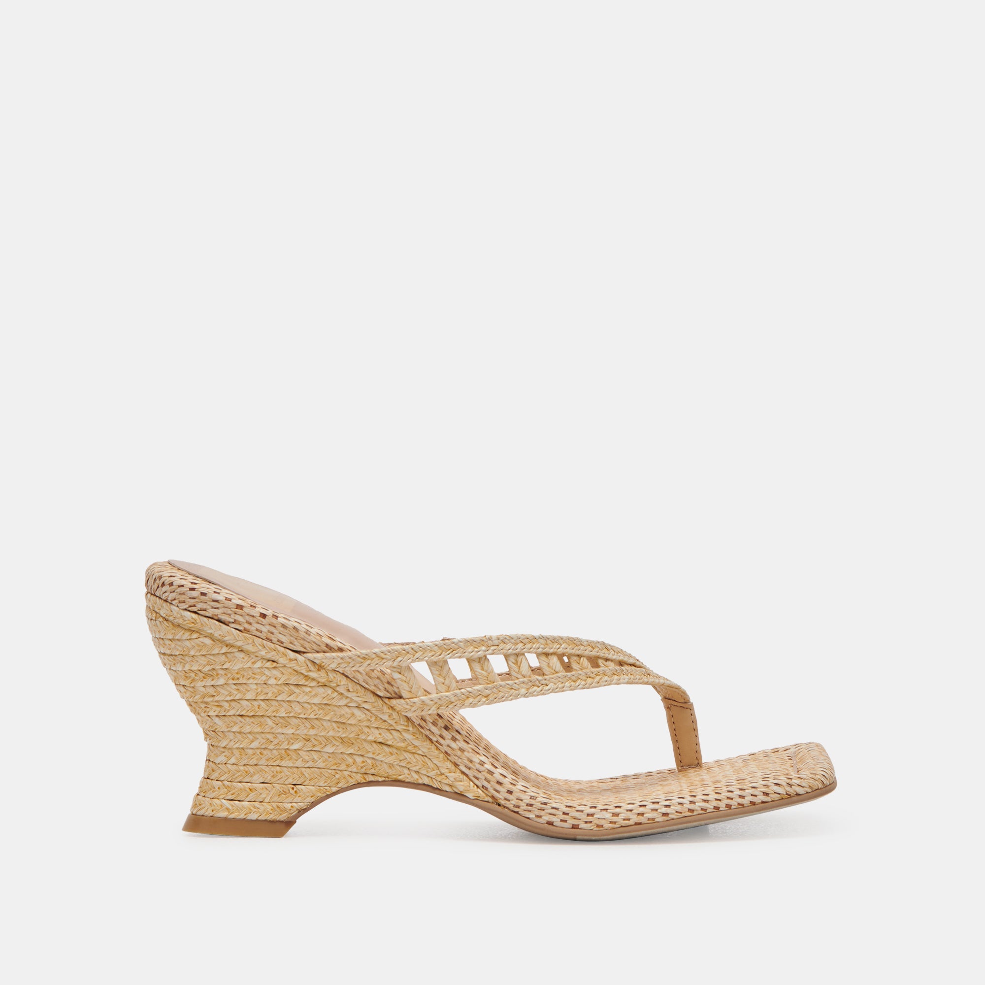 NULLAH WEDGES LT NATURAL RAFFIA Sandals - Comfortable Women's Summer Wedge Shoes for Beach, Pool & Vacation | Breathable & Stylish Footwear