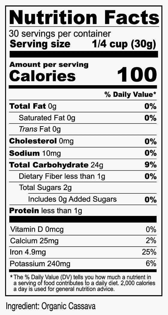 Anthony's Organic Cassava Flour 2 lb - Gluten Free, Vegan, Non-GMO, Batch Tested - Perfect for Baking, Cooking & Paleo/Keto Recipes