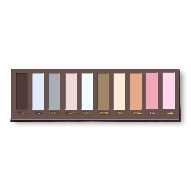 Vintage 90s Inspired Eyeshadow Palette - Narimi #04 Cicada Shadow (Camel Brown) | Perfect for Retro Makeup Looks & Everyday Wear