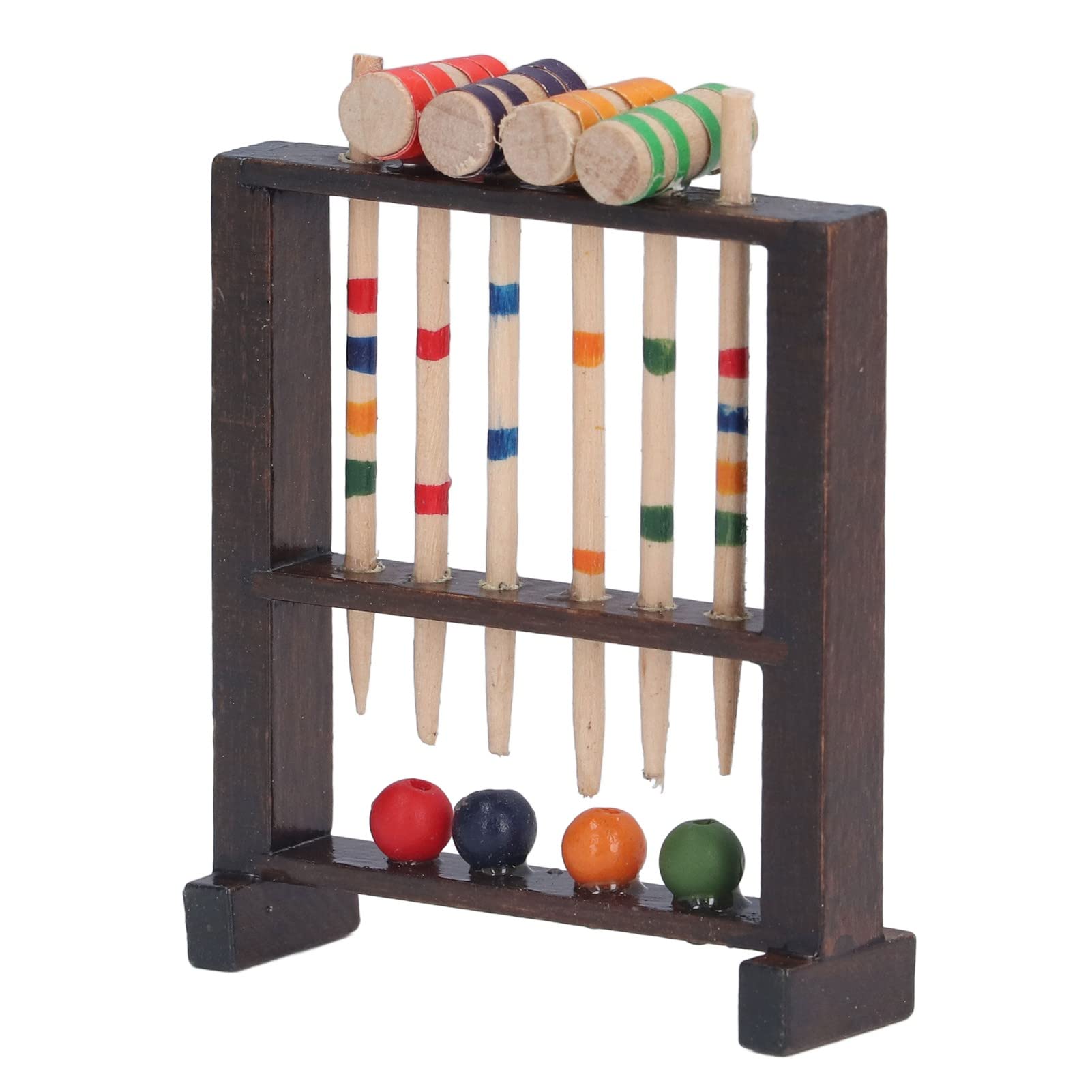 FOUF Doll House Toy Set - Miniature Simulation Dollhouse with Croquet Game Accessories for Kids & Collectors | Perfect for Pretend Play, Room Decor & Gift Giving