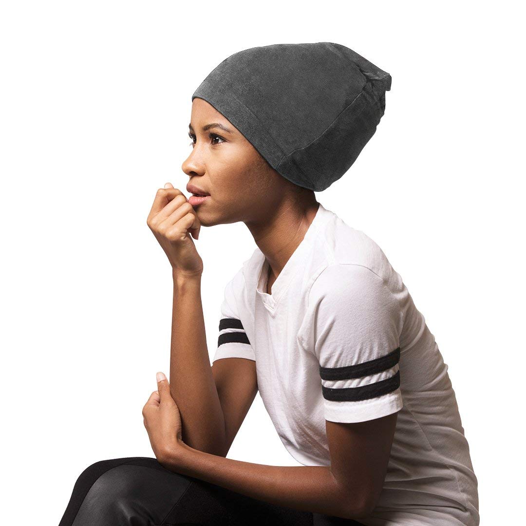 ADAMA Satin Lined Jersey Beanie for Women & Men - Soft Winter Hat with Silk Lining - Warm Unisex Skull Cap for Cold Weather - Perfect for Outdoor Activities, Running, and Daily Wear
