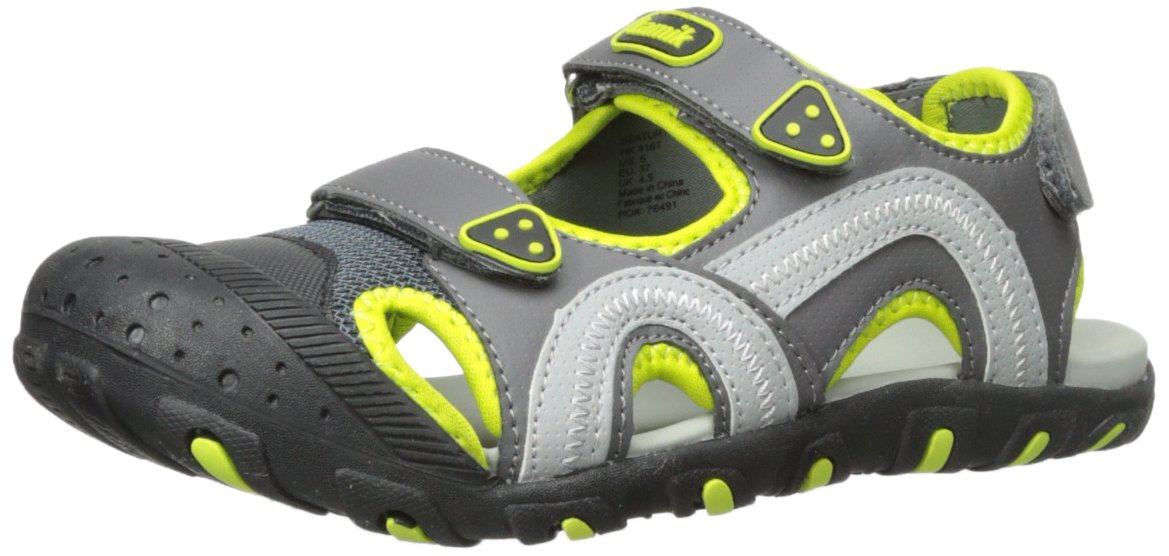 Kamik Sea Turtle Sandal for Kids - Waterproof Beach Shoes for Toddler, Little Kid & Big Kid - Comfortable Summer Sandals for Pool, Beach & Outdoor Play