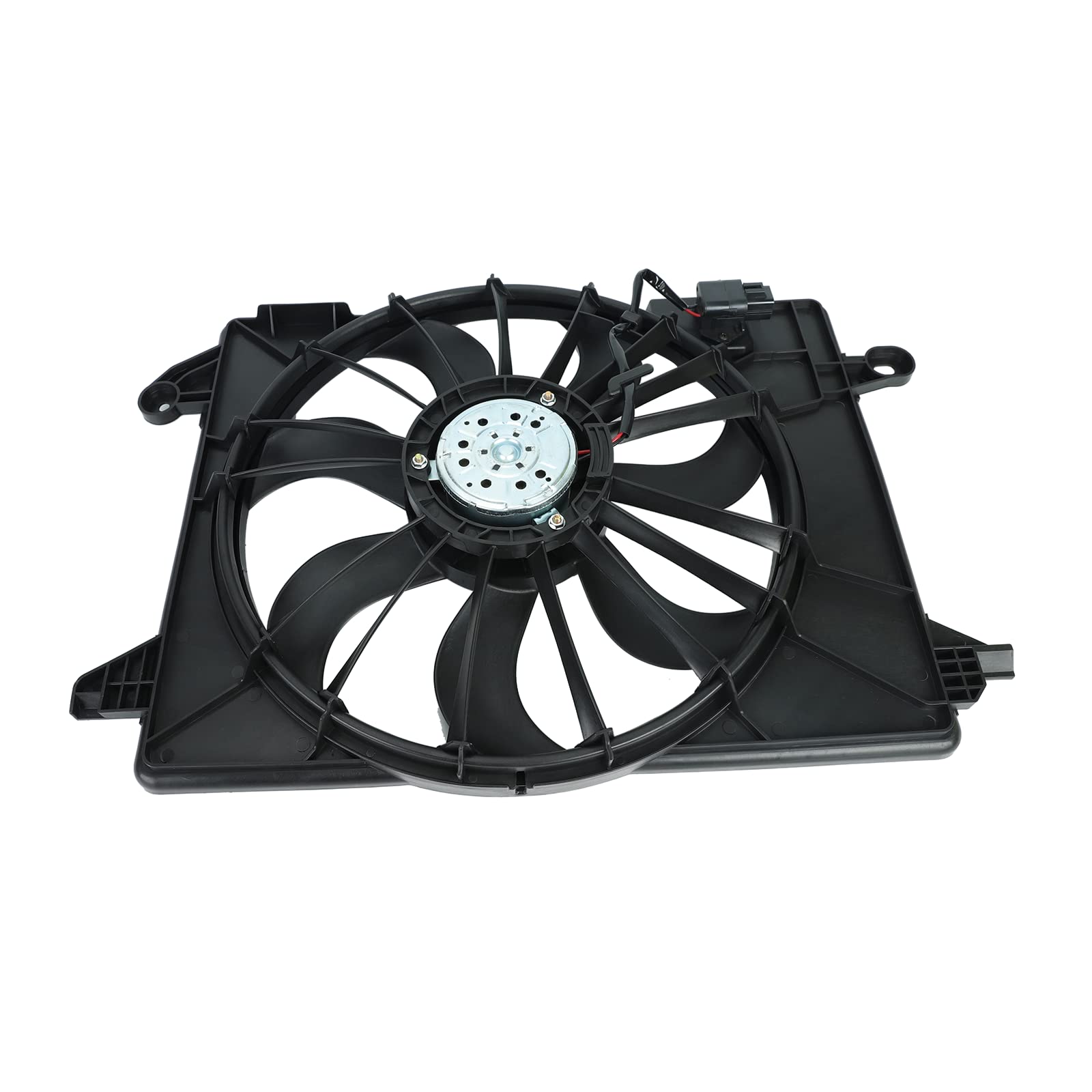 Dodge Charger Challenger 300 AC Radiator Cooling Fan 12V Push Pull Type - Replacement Part #CH3115169, 68050129AA, CH3115169Q, CR67014A - Perfect for Engine Cooling & AC System Repair