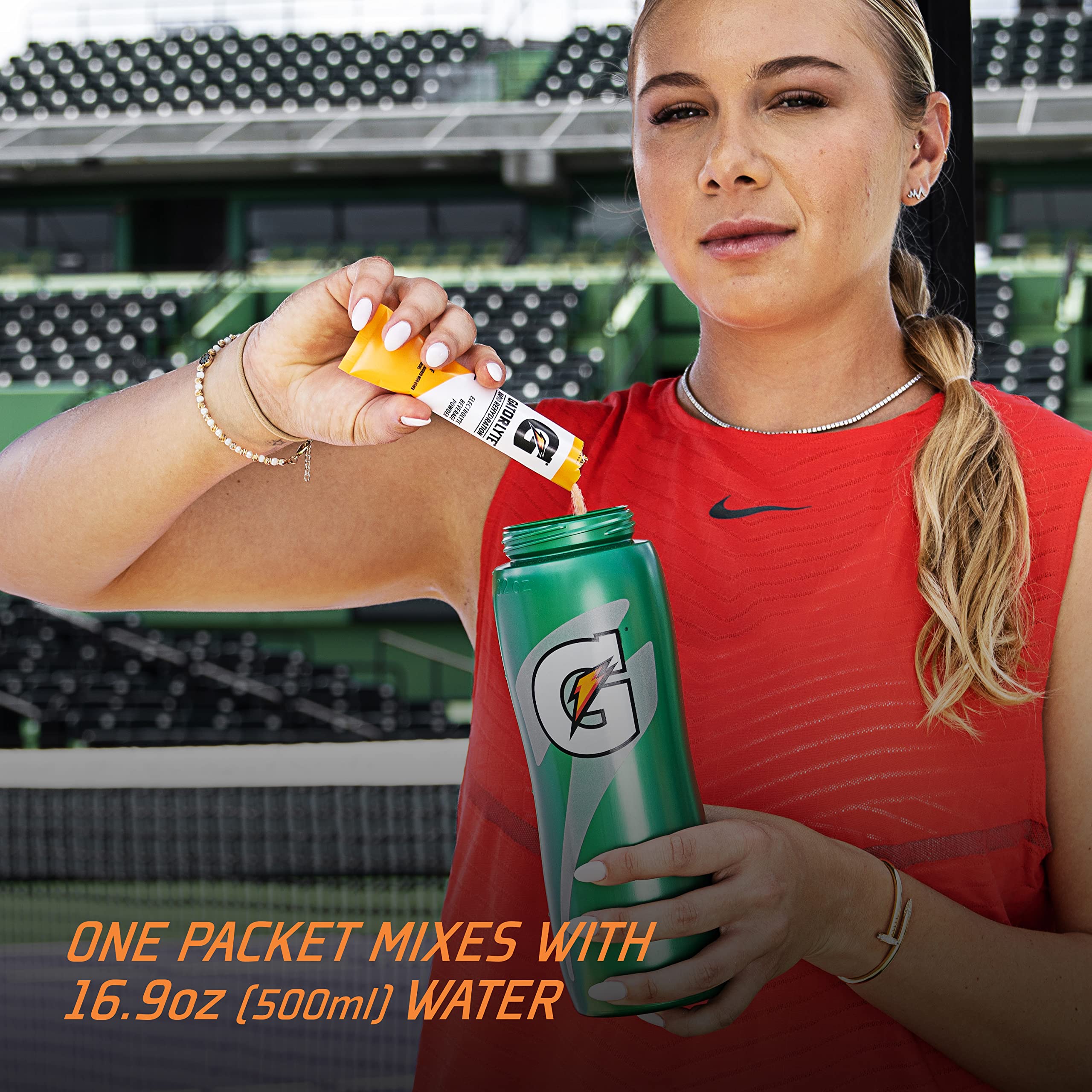 Gatorlyte Orange Electrolyte Powder - Pack of 48 (20 Fl Oz Each) | Fast Hydration for Athletes, Workout Recovery & Outdoor Activities