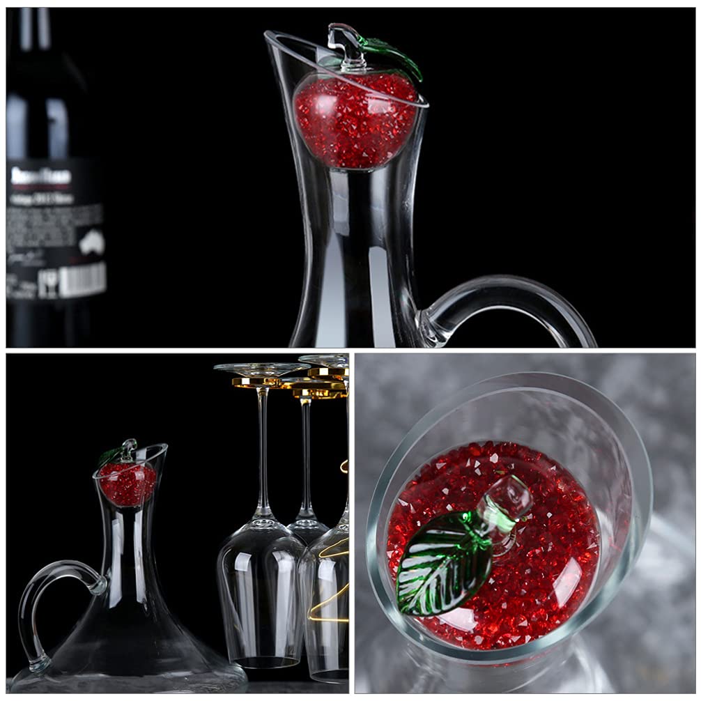 DOITOOL Vacuum Sealer Machine for Wine - Plug Shape Red Wine Decanter, Wine Aerator Pourer with Vacuum Saver Pump & Air Pump Stopper - Complete Wine Accessories Set with Glass Cups - Perfect for Home Bars, Wine Tasting & Gifts