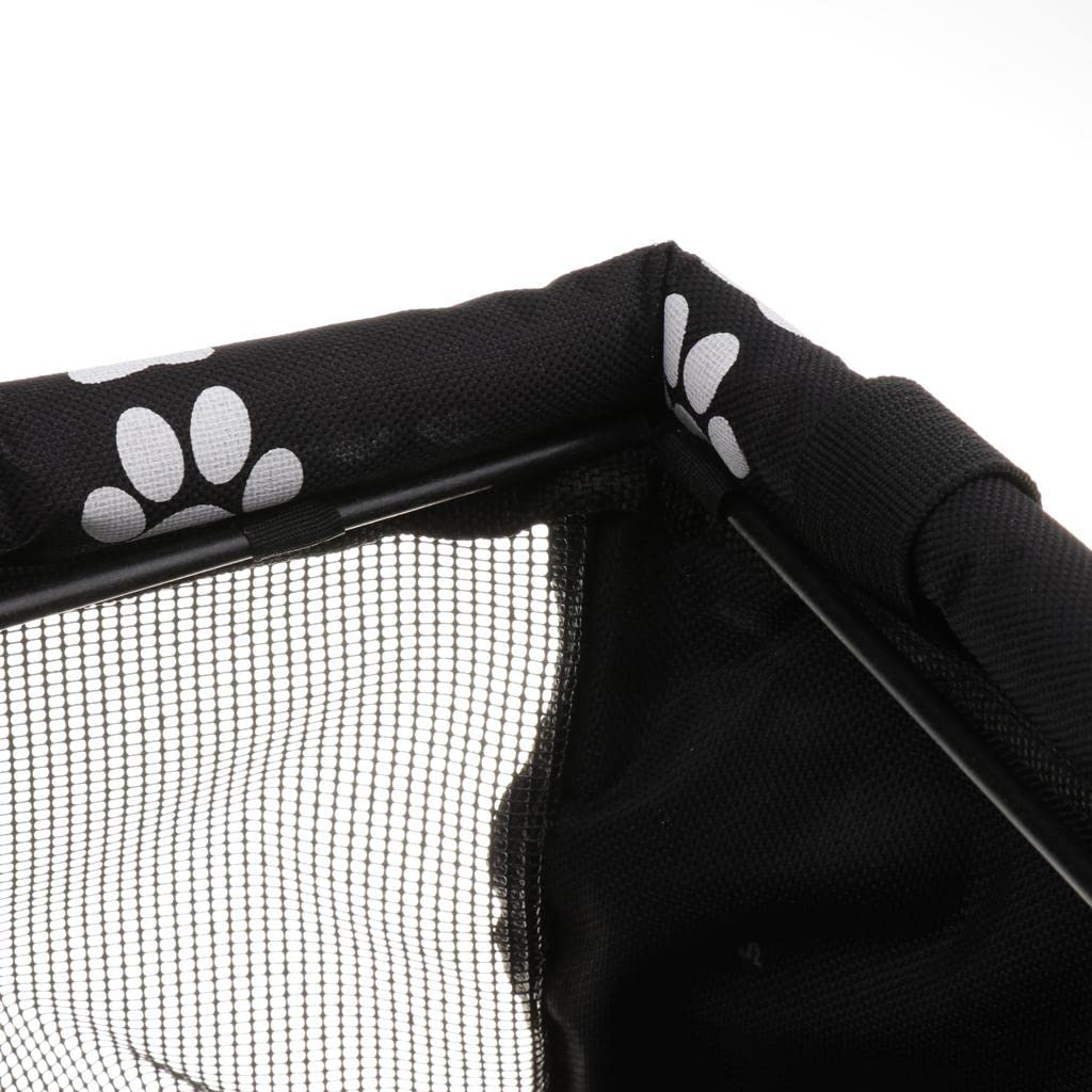 Enakshi Foldable Waterproof Pet Dog Booster Seat for Car Travel - Safe & Comfortable Puppy Car Seat Box in Black | Perfect for Road Trips, Vet Visits & Daily Commutes | Pet Supplies, Dog Carriers & Totes