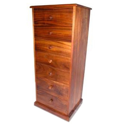 Martin Signature 7-Drawer High Chest - Solid Wood Dresser for Bedroom, Living Room & Office Storage | Spacious Organizer for Clothes, Linens & Essentials