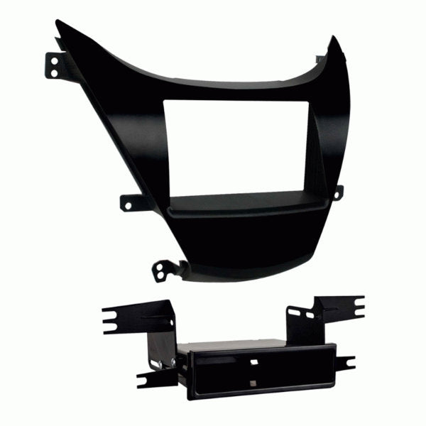 Metra 99-7346B DIN & Double DIN Radio Dash Kit for 2011-2013 Hyundai Elantra - Car Stereo Installation, Seamless Upgrade for Factory Look (Perfect for DIY Car Audio System Replacement)