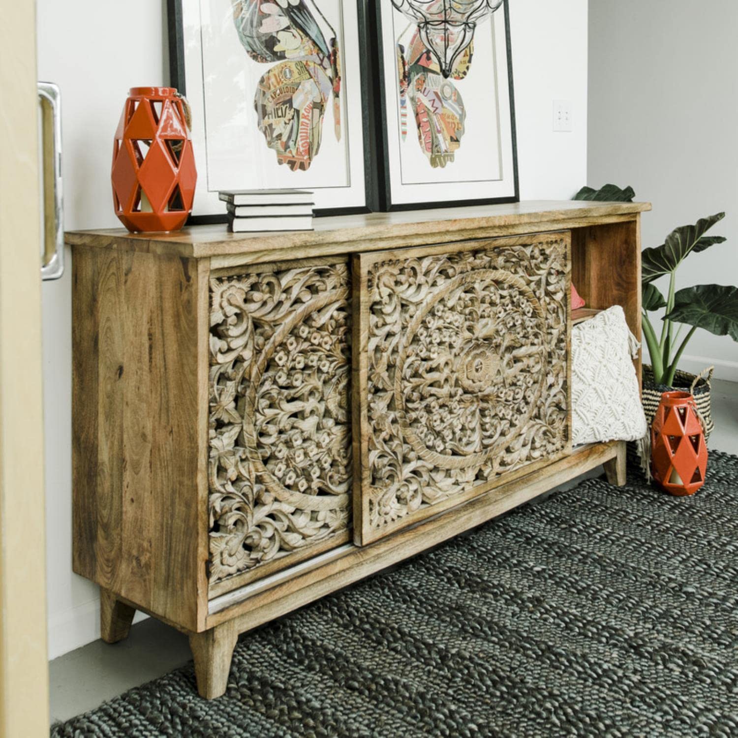 Yosemite Large Cabinet - Rustic Home Decor for Living Room Storage