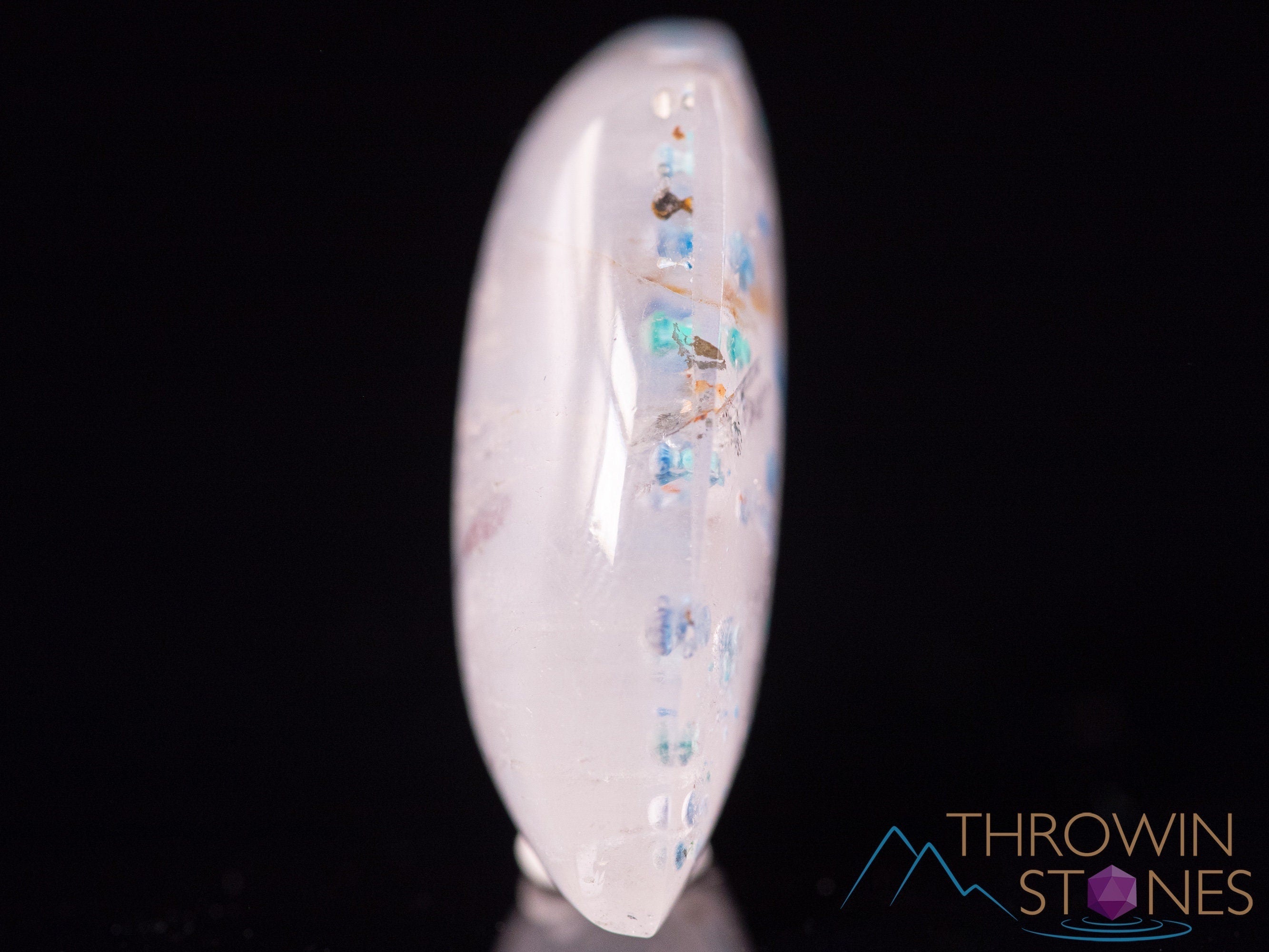 GILALITE Medusa Paraiba Quartz Crystal Cabochon Gemstone - Natural Healing Stones for Jewelry Making, Wire Wrapping & Crystal Collection | Perfect for Pendants, Rings & Spiritual Decor