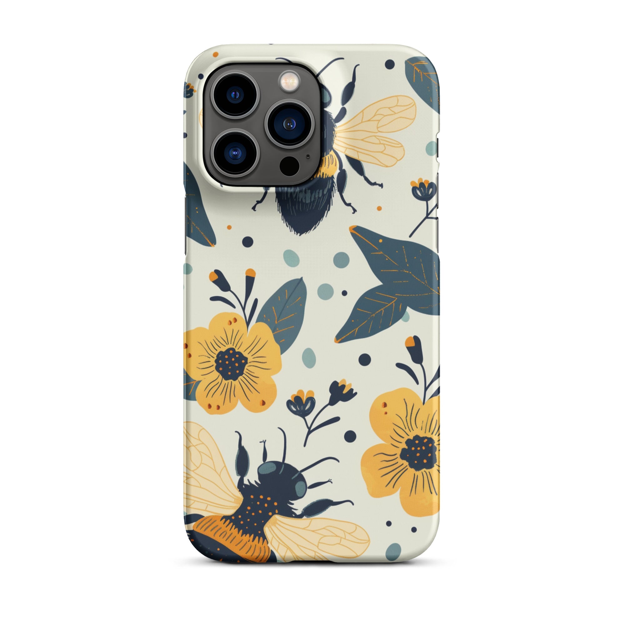 Bee Snap Protective Case for iPhone 14/13/12/11 - Slim & Durable Phone Cover with Shock Absorption for Everyday Use, Travel, and Outdoor Activities