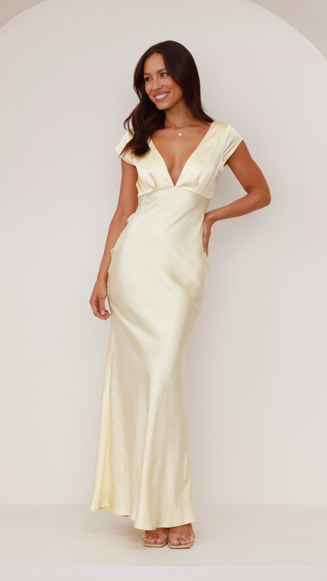 Amelia Maxi Dress for Women - Flowy Long Summer Dress in Yellow | Perfect for Beach, Vacation, and Casual Outings