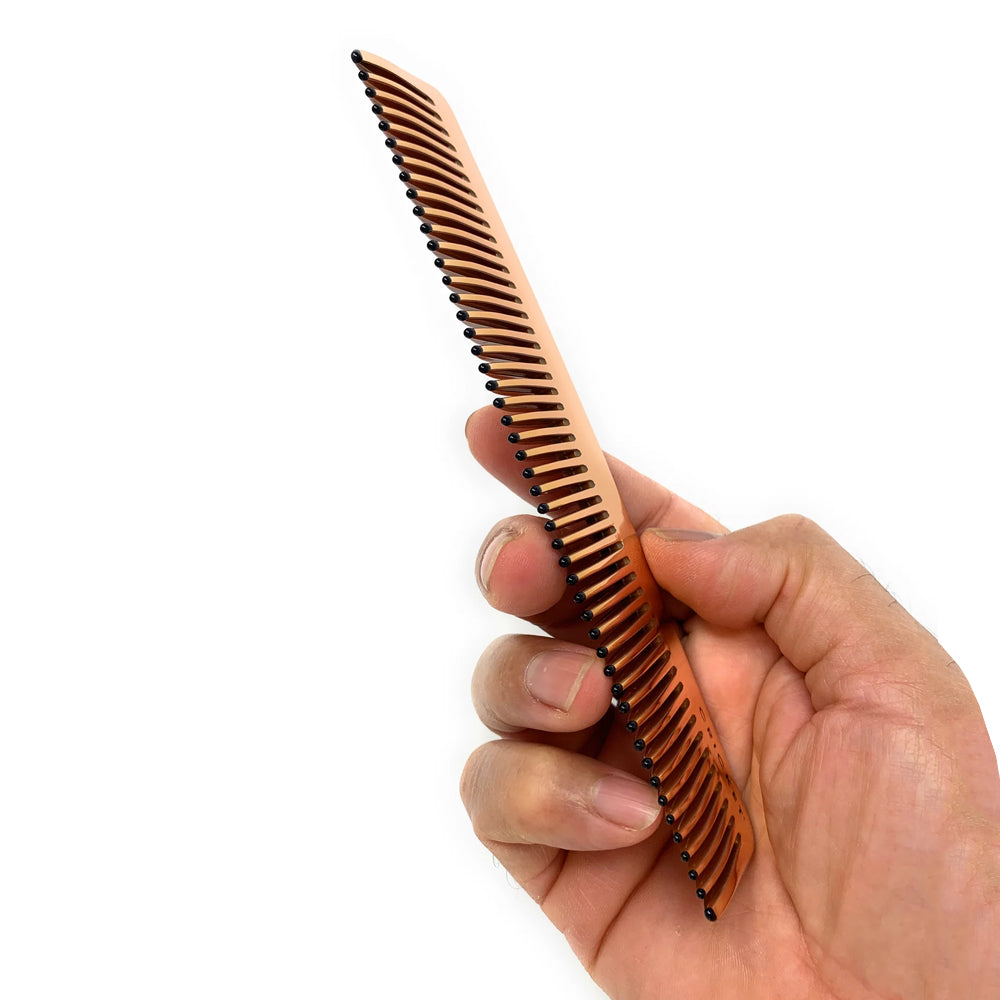 Copper Infused Hair Comb for Men & Women - Cricket Copper Clean Finishing Comb with Dressing & Styling Teeth - Perfect for Salon, Home Hair Care & Travel Grooming