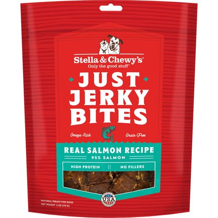 Stella & Chewy's Just Jerky Natural Dog Treats - 6 oz | Grain-Free, Protein-Rich Snacks for Training & Rewarding Your Pet