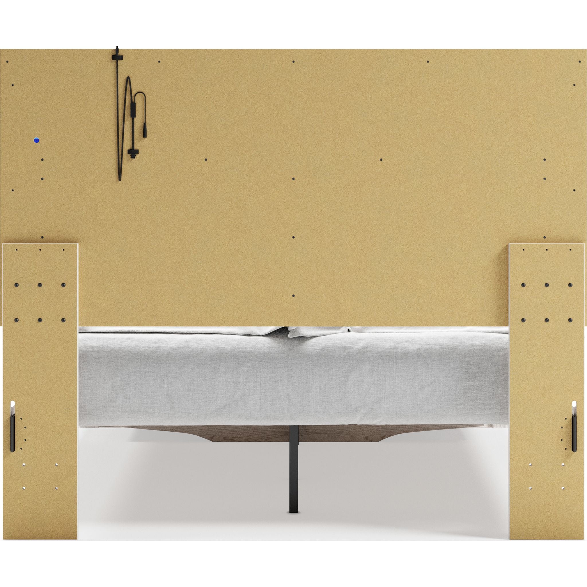 Altyra White Storage Bed with Underbed Drawers - Modern Platform Bed Frame with Hidden Storage for Small Spaces, Bedroom & Guest Room Organization