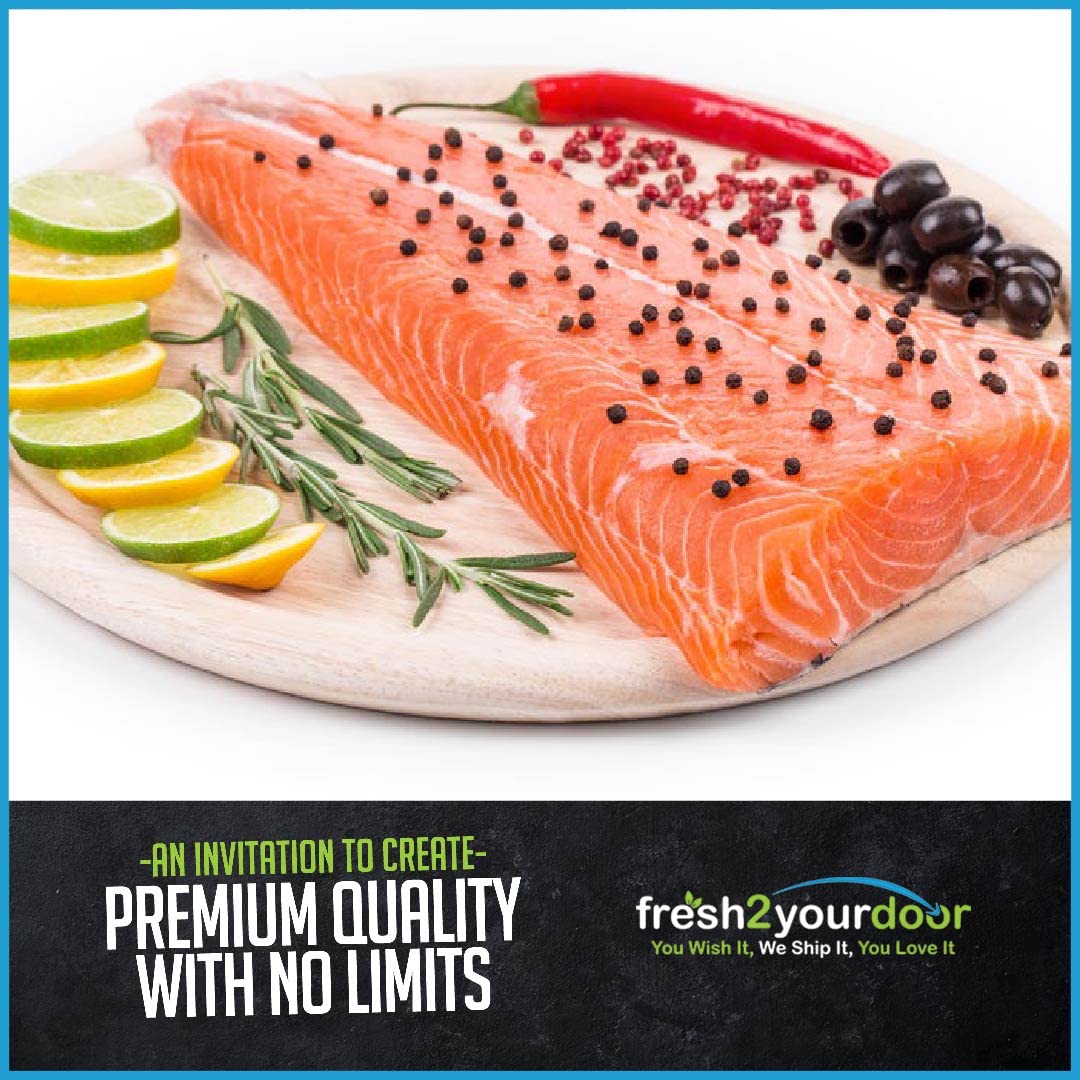 Premium Fresh Sashimi-Grade Salmon Fillet - 10.0 Lb (3 Fillets) - Skin On, 100% Natural, Ready to Cook - Wild-Caught from Chilean Patagonia - Vacuum Sealed & Flash Frozen for Maximum Freshness - Perfect for Sushi, Grilling, and Healthy Meal Prep
