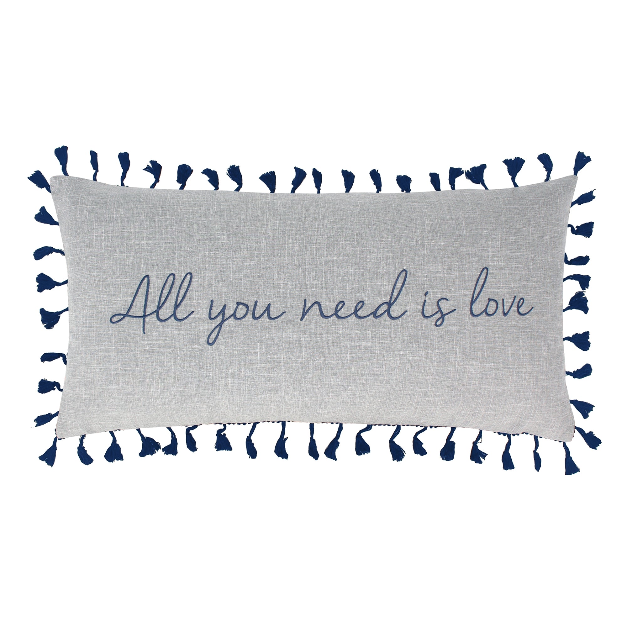 All You Need is Love Decorative Throw Pillow - Mills Home Decor for Living Room, Bedroom & Couch - Soft & Comfortable Accent Pillow for Valentine's Day Gifts & Romantic Home Decor