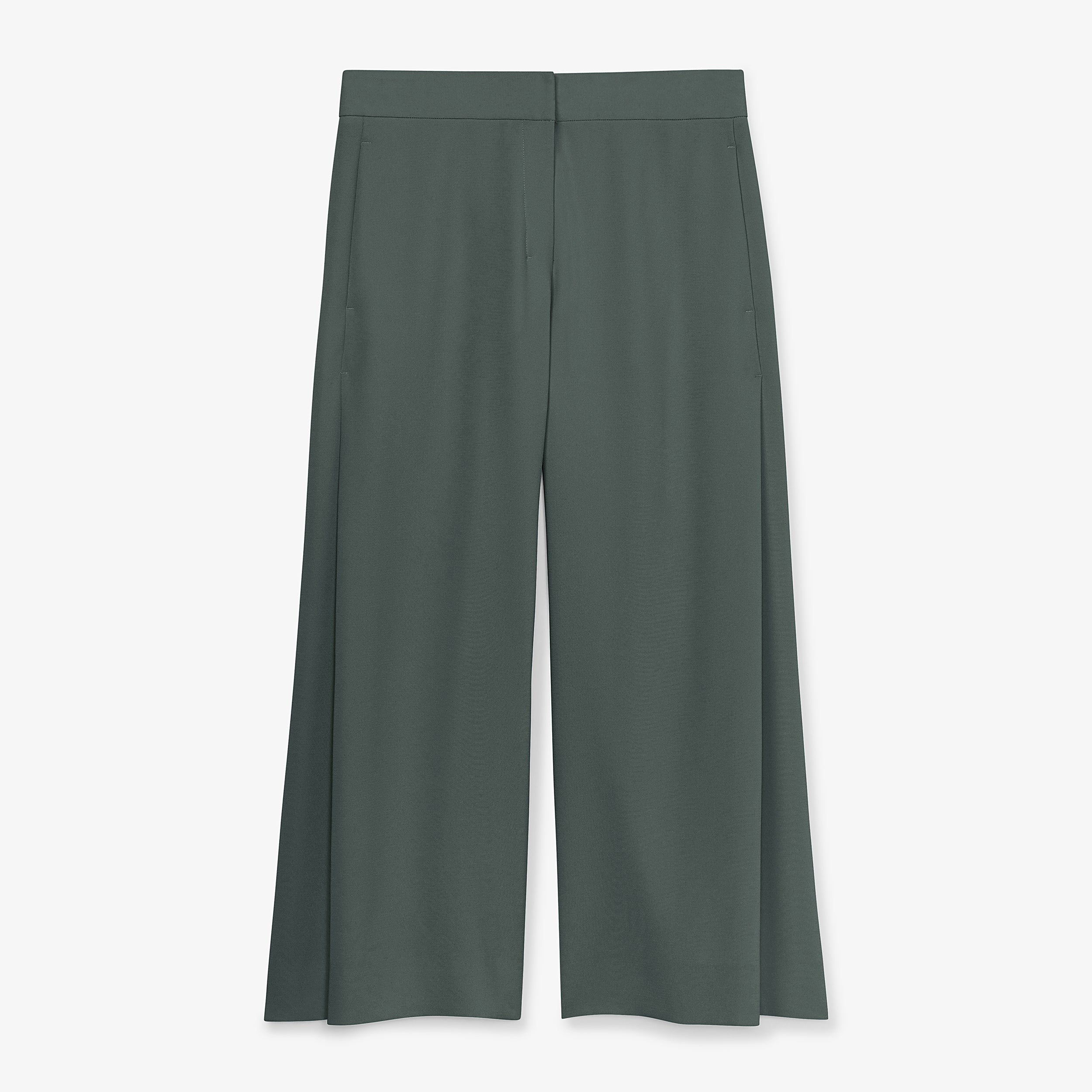Eco-Friendly Heavy Soft Wave Aloe Culotte Pants - Comfortable & Stylish for Yoga, Lounge, and Everyday Wear
