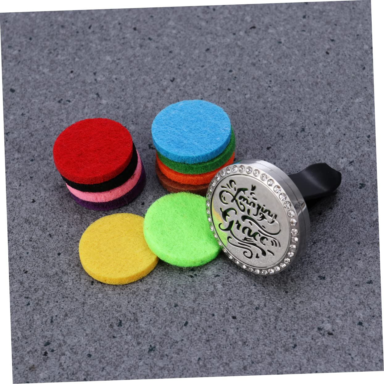 VICASKY 3-Pack Essential Oil Diffusers for Car - Aromatherapy Air Vent Clips with Refillable Perfume, Freshen Your Car, Home or Office - Perfect for Travel, Work & Relaxation
