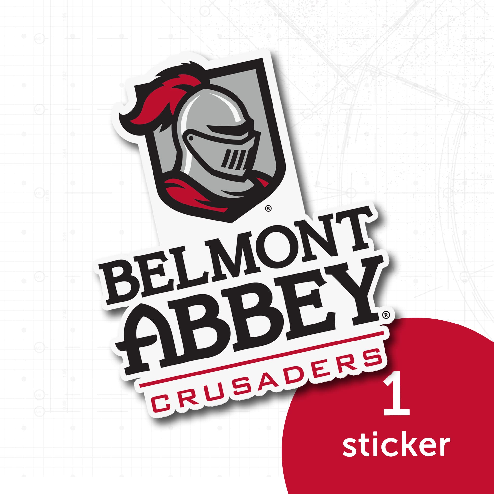 Desert Cactus Belmont Abbey College Crusaders Vinyl Decal Sticker - Waterproof Laptop, Water Bottle, Car, Scrapbook Decor (6-Pack) - Perfect for College Dorm, School Spirit, and Fan Accessories