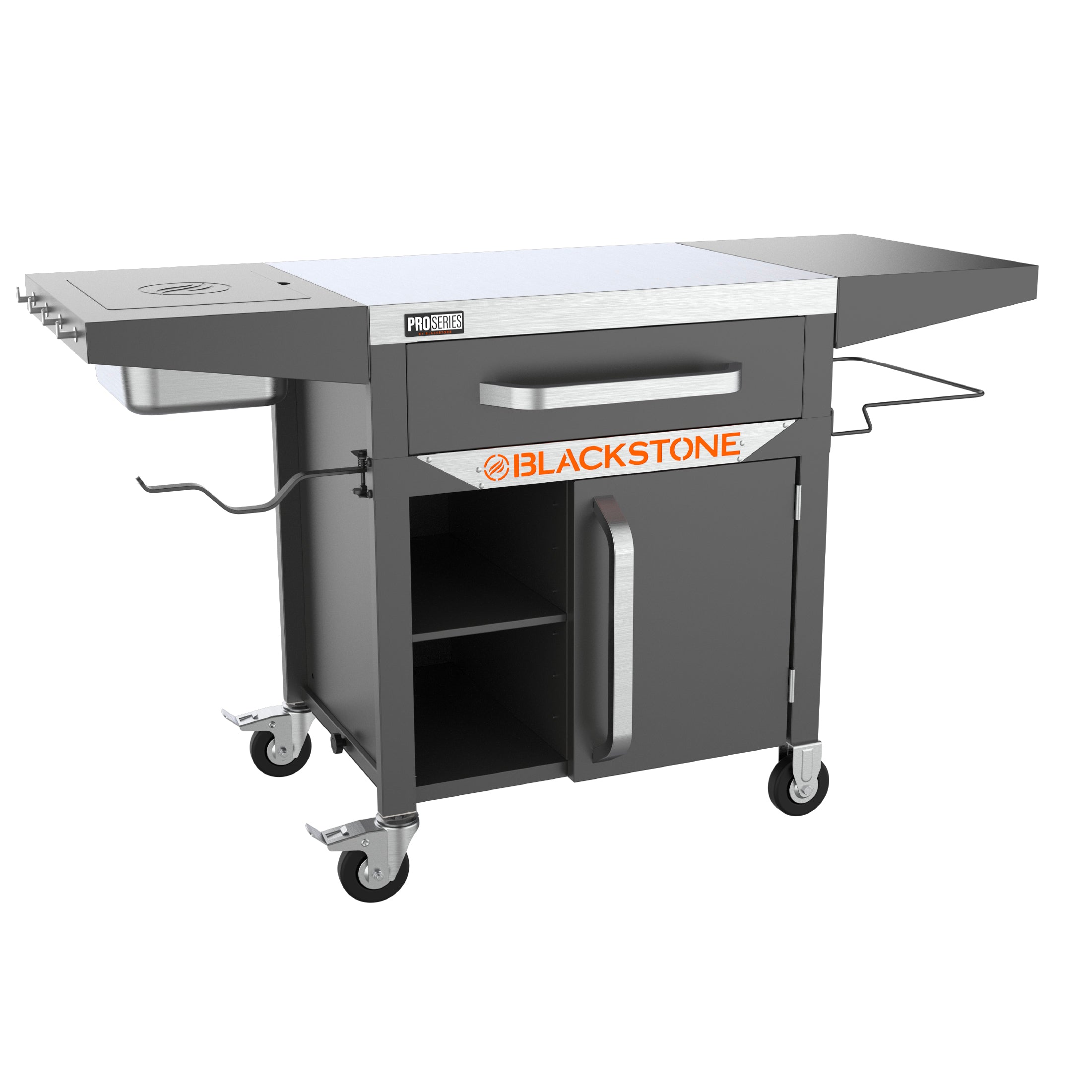 Pro Series 28 Prep Cart - Stainless Steel Commercial Kitchen Utility Cart with Locking Wheels | Perfect for Restaurant, Catering, Food Prep & Home Kitchen Organization