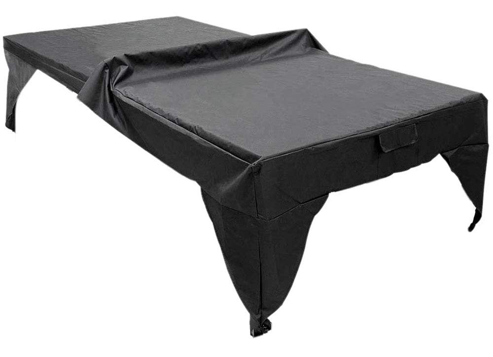 Waterproof Outdoor Ping Pong Table Cover - Heavy Duty Protective Cover for Foldable & Upright Table Tennis Tables | All-Weather Use for Patio, Backyard & Garage Storage