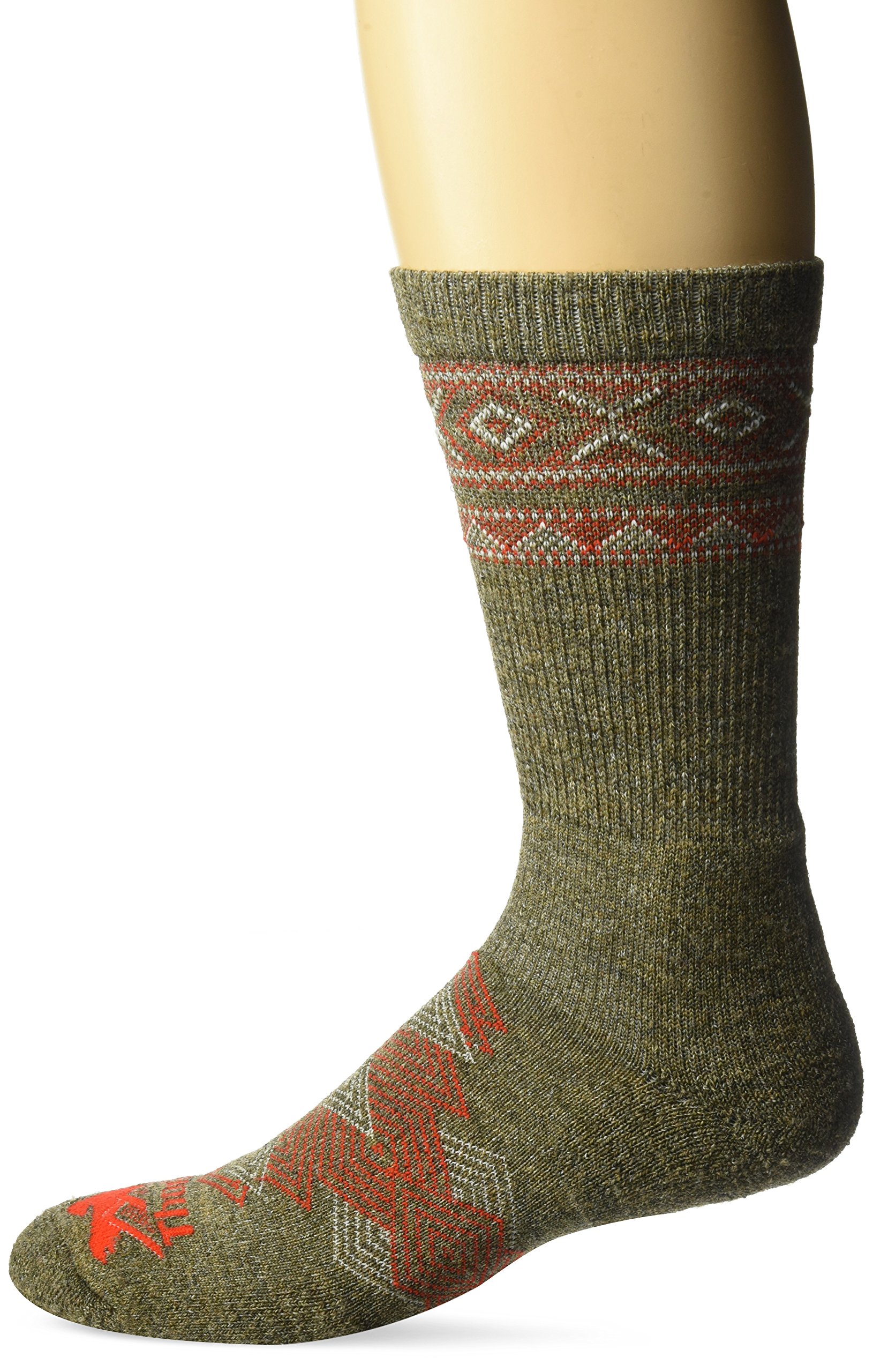 Thorlos Men's OTXU Cushion Outdoor Traveler Crew Socks - Hiking, Running & Travel Comfort for Active Lifestyles