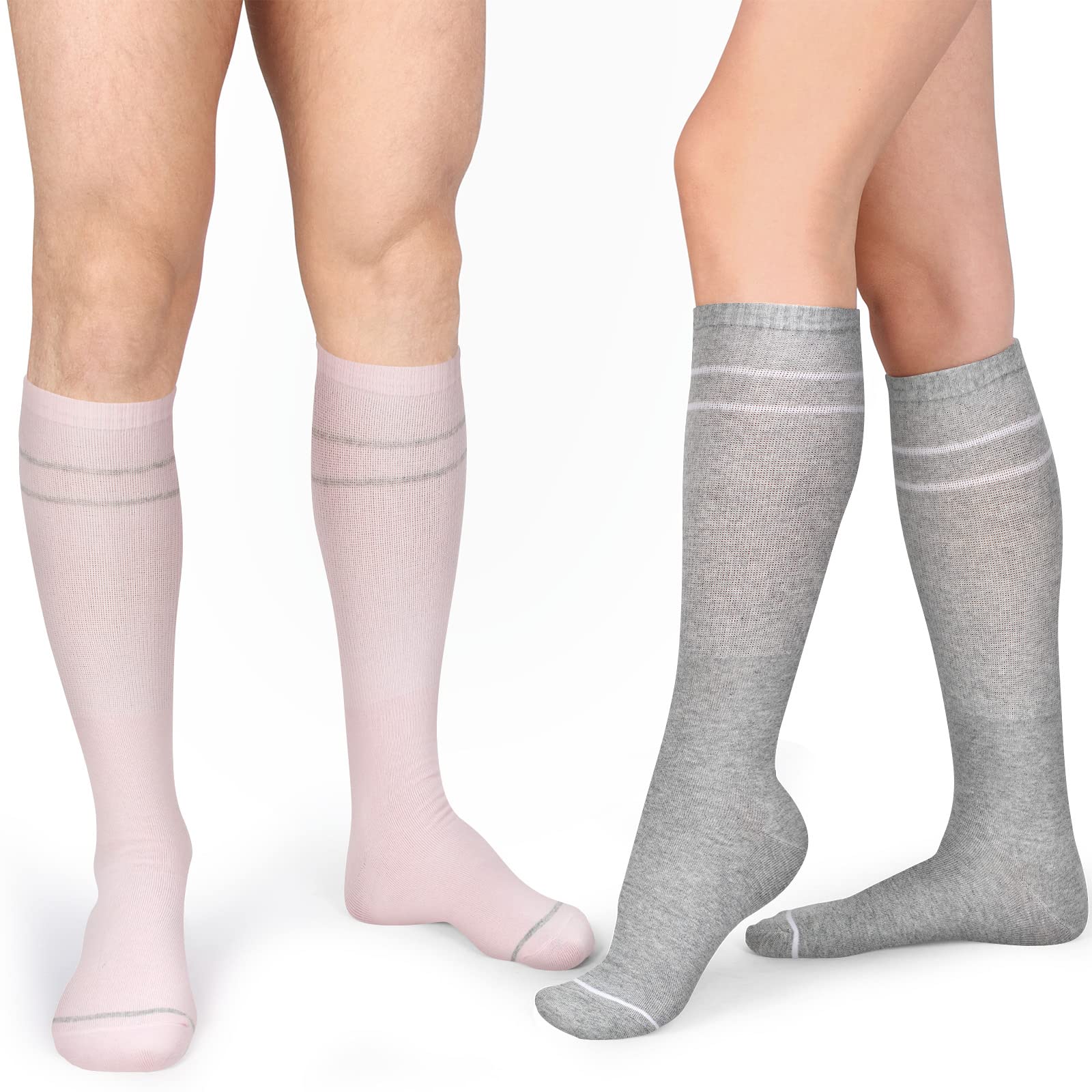 Yaomiao 6 Pairs Maternity Compression Socks 20-30 mmHg - Circulation Support Socks for Women During Pregnancy - Ideal for Swelling Relief, Travel & Postpartum Recovery