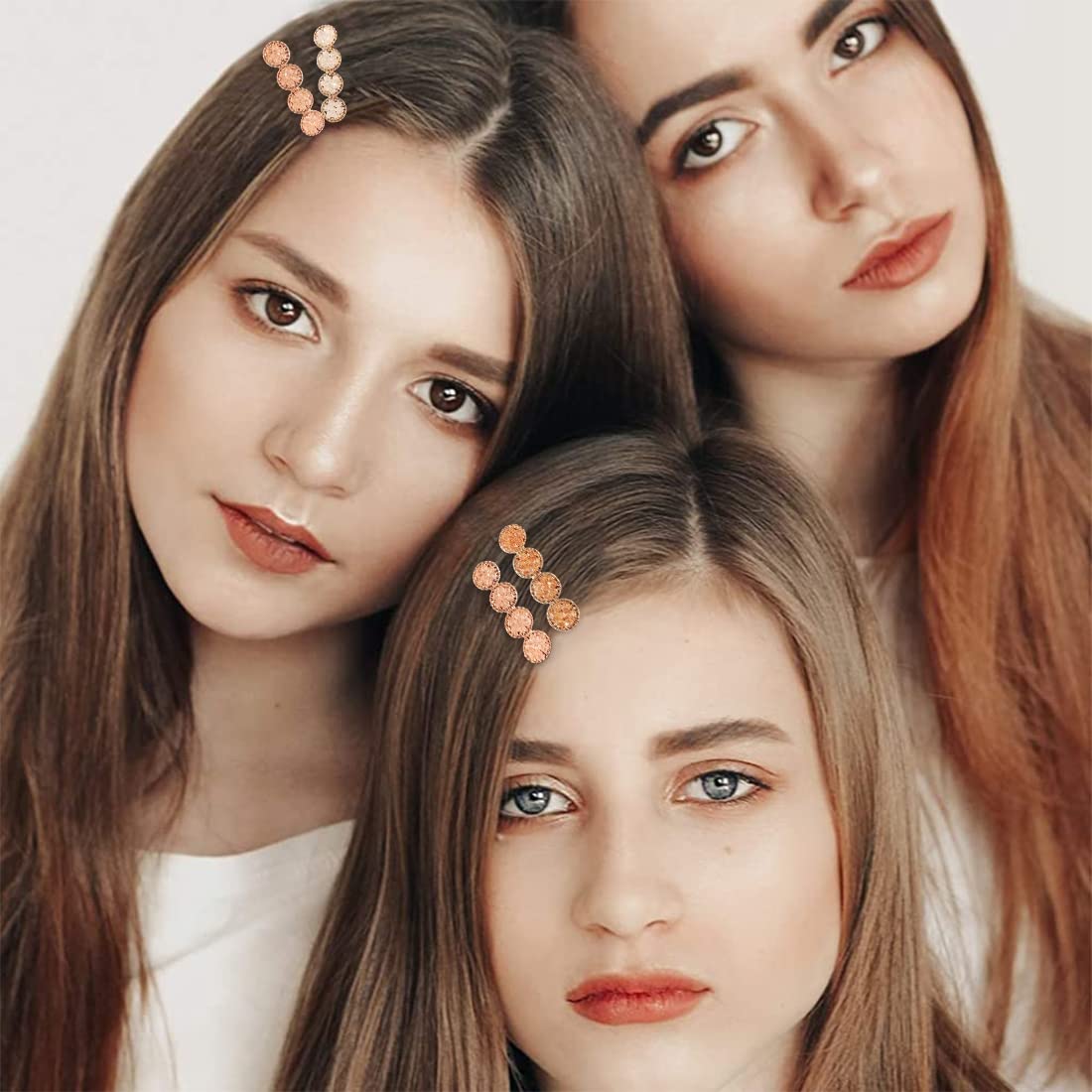 ZIBYU® Women's Hair Clips Set - 4 Pcs Stylish Non-Slip Barrettes with Pearl Charms, Korean Hair Pins for Women & Girls | Perfect for Weddings, Parties, and Everyday Hair Accessories | Great Gift Idea
