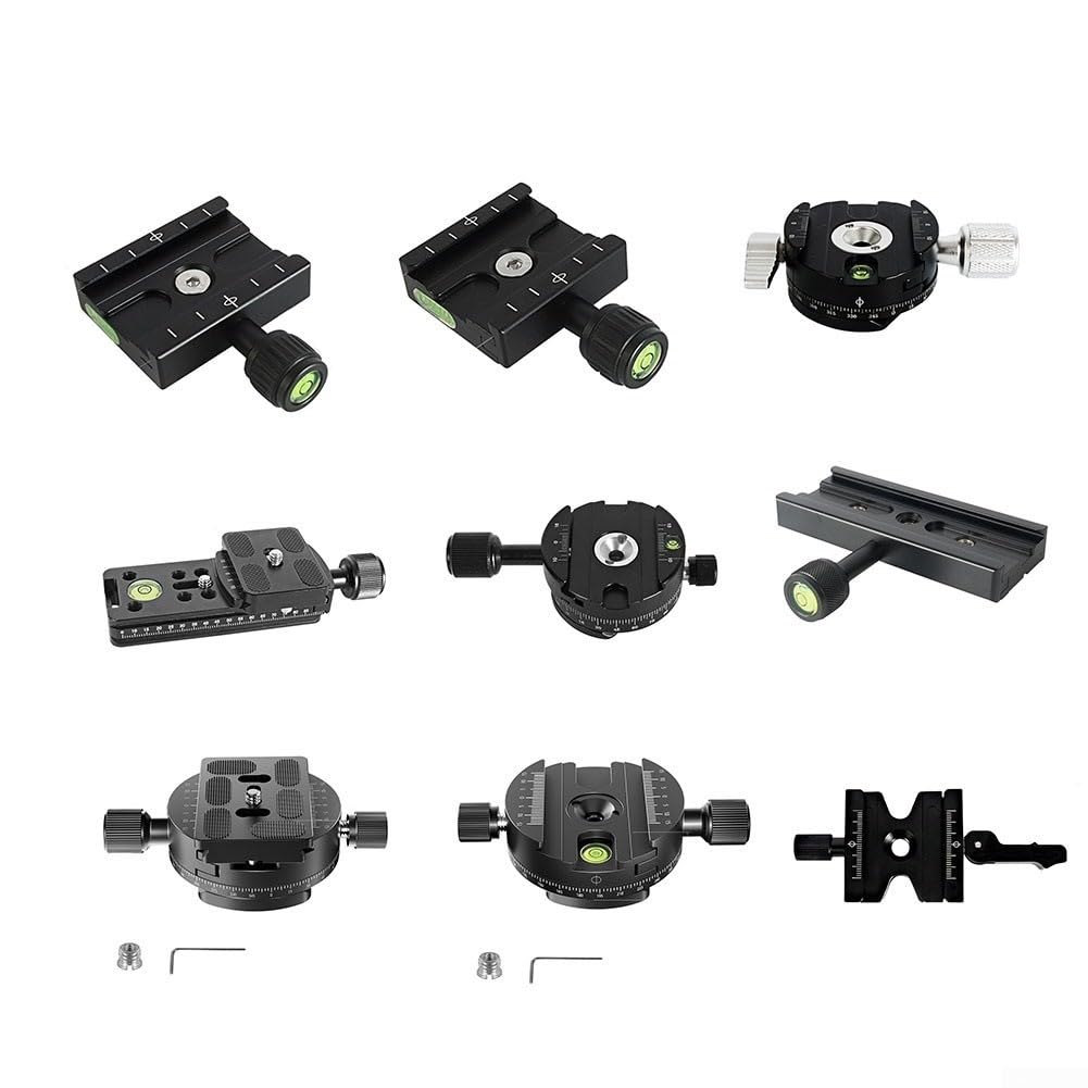 Professional Aluminum Tripod Ball Head Adapter with 1/4