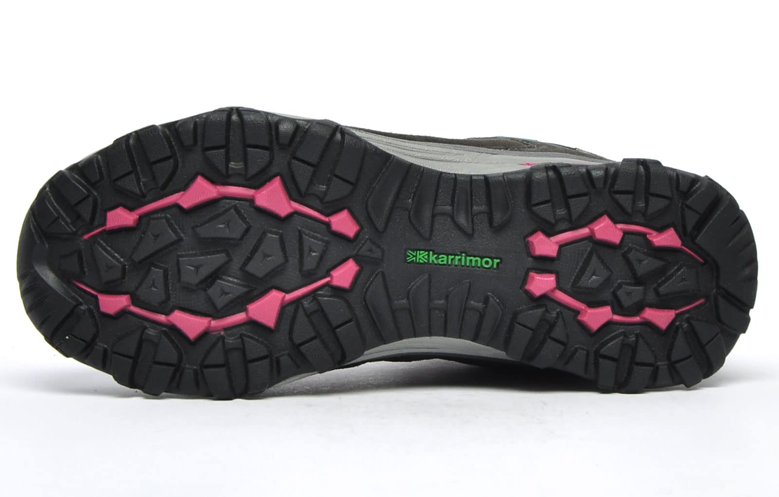 Karrimor Women's Isla Mid Waterproof Hiking Boots - Black - UK Size 4 - Weathertite Technology for All-Terrain Protection - Perfect for Hiking, Trekking & Outdoor Adventures