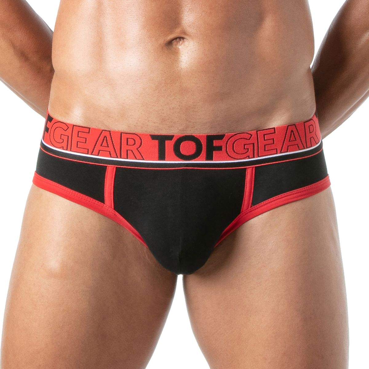 TOF Champions Brief Black - Men's Comfortable Underwear for Daily Wear & Sports - Perfect for Gym, Running, and Everyday Use