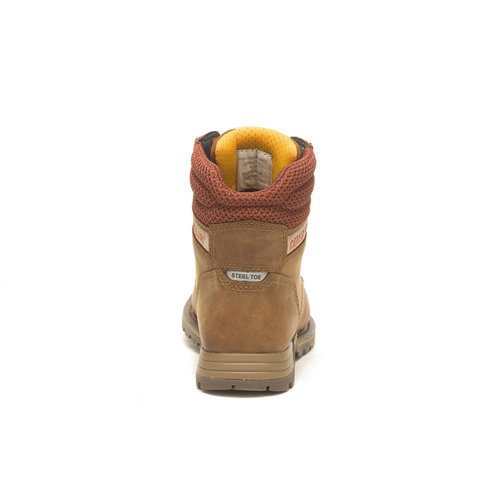Paisley 6 Inch Women's Steel Toe Work Boots - Brown Safety Shoes for Construction, Warehouse & Outdoor Work