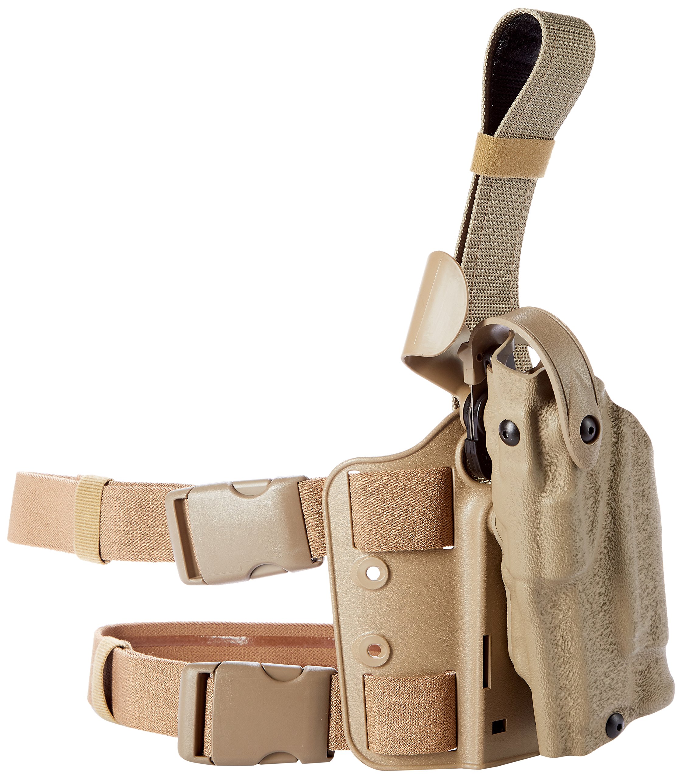 Safariland Bianchi 6304 ALS Tactical Leg Holster - Right Hand, STX Flat Dark Earth - Perfect for Law Enforcement, Military & Outdoor Shooting Ranges