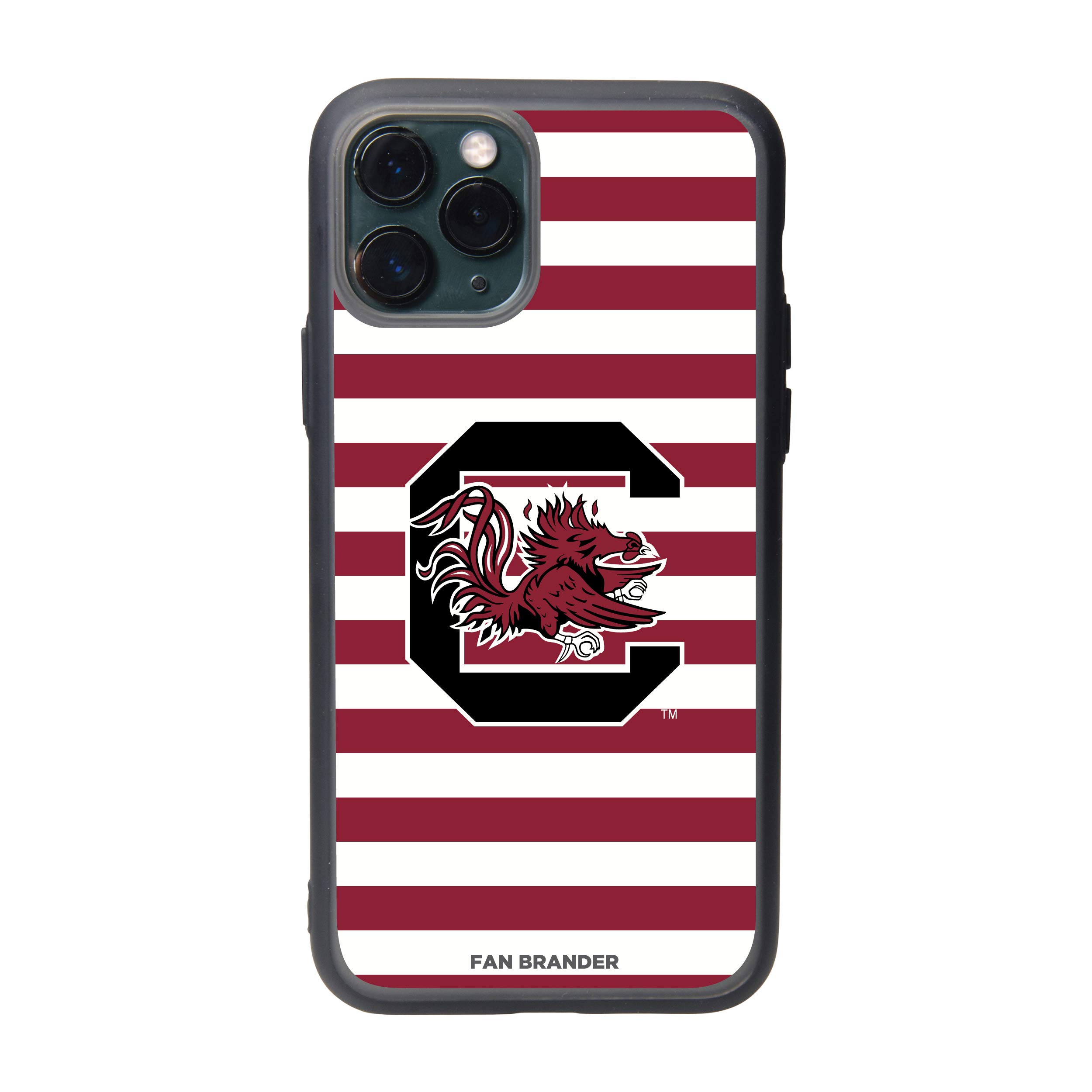 NCAA Fan Brander Phone Case with Stripes Design - Durable Protective Cover for iPhone & Samsung - Perfect for Game Day, School Spirit & Everyday Use