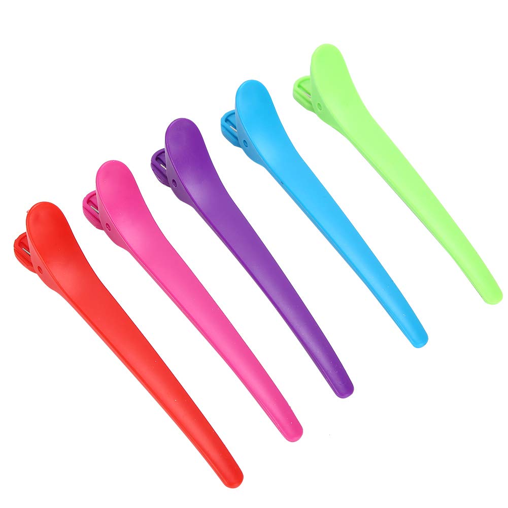 10PCS Duck Bill Clips Alligator Curl Clips - Professional Salon Hair Clamps for Styling, Waving & Hair Extensions - Great for Home Hairdressing, Barber Shop & DIY Hairstyling