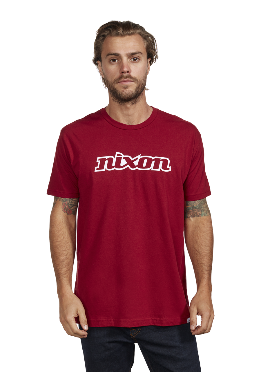 OG Script Eco Repreve® Recycled T-Shirt - Cardinal Red & White - Sustainable Comfort for Casual Wear & Outdoor Activities