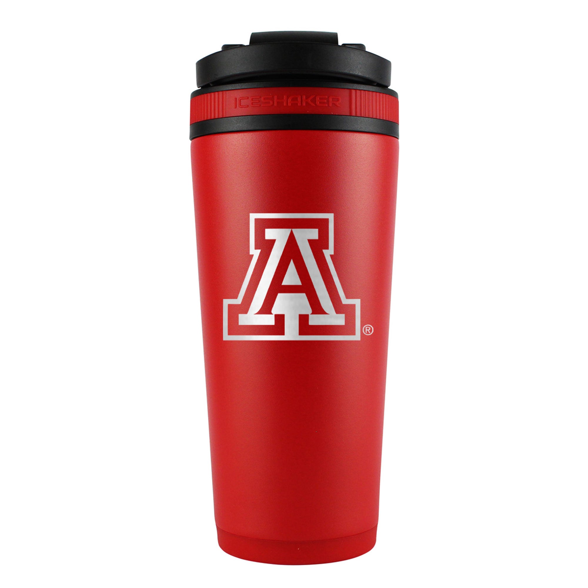 Arizona Athletics Hall of Fame 2023 26oz Stainless Steel Ice Shaker Tumbler - Red Insulated Cup for Gym, Workouts & Outdoor Activities